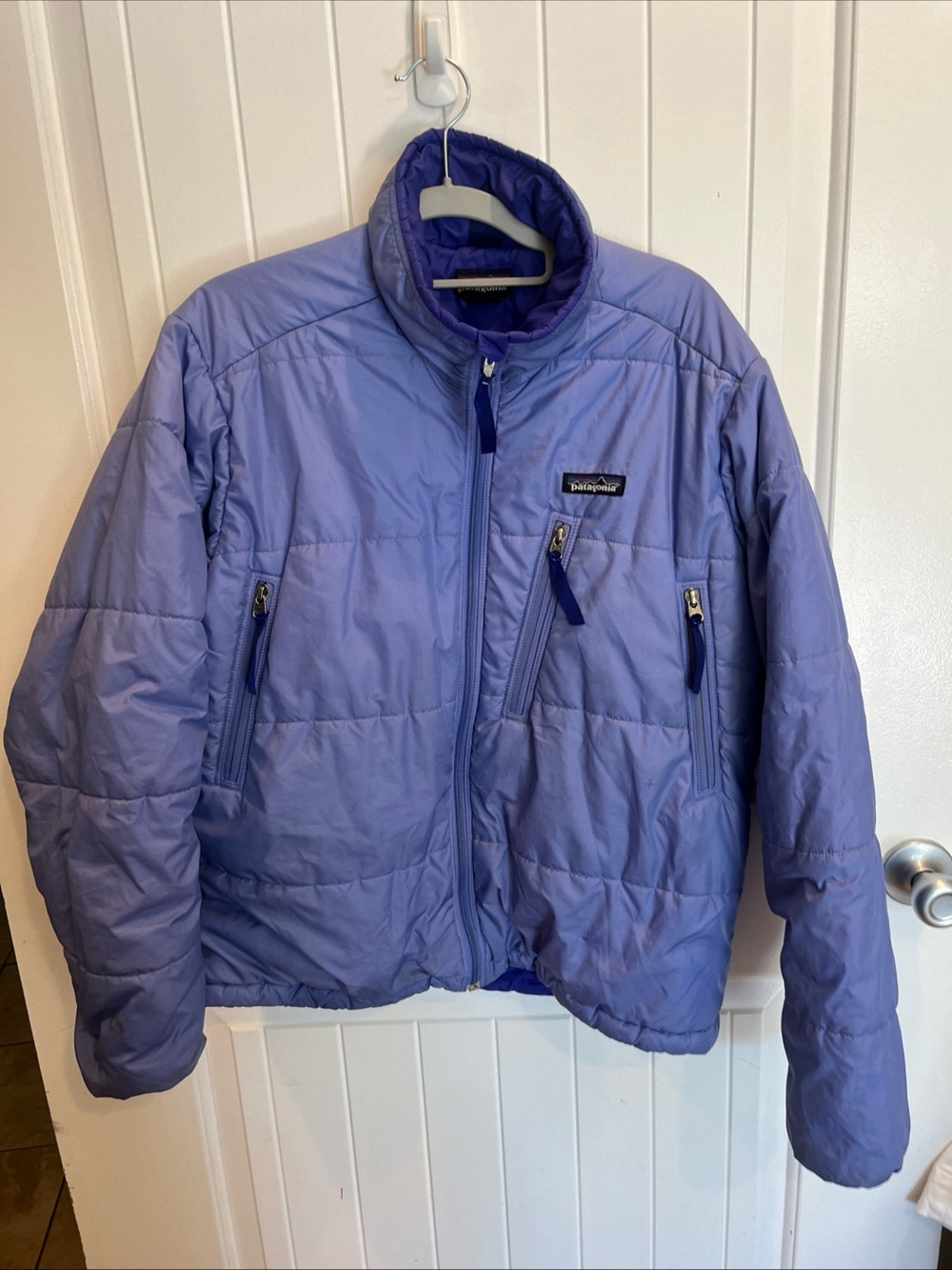 Patagonia Men’s Puffer Jacket in Lavender Blue